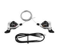 Coppia di leve per bicicletta P2R Indexe Rapid Push-pull 7 V Noir