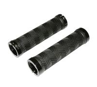 Coppia di manici city-vtt chevron con doppio colletto Newton Nero