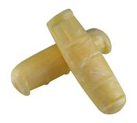 Coppia di maniglia liscia velo d22.2 mm L100 mm città Vintage Fixie Retro vecchio marrone nero grigio giallo, Jaune marbré