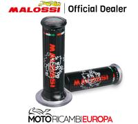 Coppia Di Maniglia Malossi Logo Tribale Nero Moto Scooter X 50 6914575.B0 Nuovo