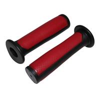 Coppia di maniglie bmx con collare in bi-materiale Newton Rouge