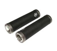 Coppia di maniglie city super comfort a doppio morsetto Herrmans titane Nero