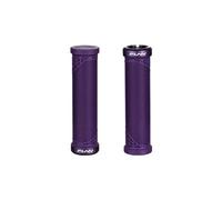 Funn Hilt JR Impugnature per Manubrio Mountain Bike con Morsetto Singolo a Bloccaggio, Impugnature Bloccanti per Manubrio da Bicicletta con Diametro Interno di 19 mm, Impugnature Brevi (Viola)