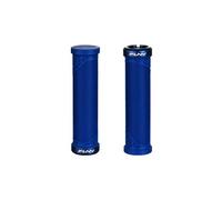 Funn Hilt JR Impugnature per Manubrio Mountain Bike con Morsetto Singolo a Bloccaggio, Impugnature Bloccanti per Manubrio da Bicicletta con Diametro Interno di 19 mm, Impugnature Brevi (Blu)