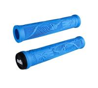 Impugnature Odi Hucker Signature Senza Flangia Azzurre 160mm per BMX