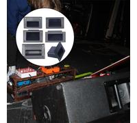 Coppia di maniglie per altoparlanti portatili per palco e subwoofer con robusto materiale plastico e design da incasso per migliorare la maneggevolezza e il montaggio (WG14095)