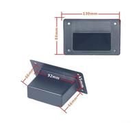 Coppia di maniglie per altoparlanti portatili per palco e subwoofer con robusto materiale plastico e design da incasso per migliorare la maneggevolezza e il montaggio (PS13084)