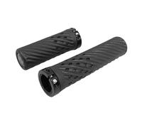 Coppia di maniglie per mountain bike con collare Herrmans luna lock Nero