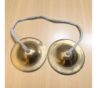 Coppia Di Manjira In Ottone | Strumento Musicale Indiano Kartal Per Bhajan &