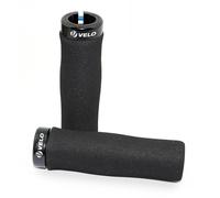 Coppia Di Manopole Bici In Schiuma Eva Ultralight Nere/Staffa Nera. Fissaggio