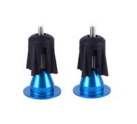 Coppia di manopole in alluminio per manubrio della bicicletta, resistenti e attrattive