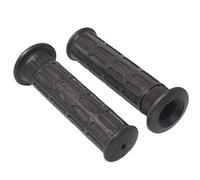 Coppia di manopole per manubrio moto, compatibili con/sostituzione per Honda, nero, 120 mm di lunghezza per adattarsi a barre da 7/8 pollici