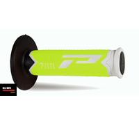 COPPIA DI MANOPOLE PROGRIP 788-303 TRE DENSITA' MOTO CROSS ENDURO 22/25mm GIALLO