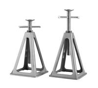 Coppia di martinetti stabilizzatori in alluminio regolabili 280-430mm