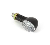 Coppia di mini indicatori di direzione ovali a LED - neri