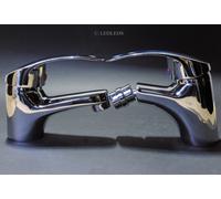 COPPIA di MISCELATORI RUBINETTI LAVABO e BIDET BAGNO OTTONE CROMATO