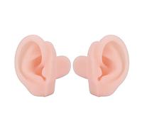 Coppia di moi a orecchie di silicone, strumento di allenamento anatomico flessibile con dettagli realistici per la pratica clinica e l'educazione anatomia