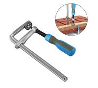 Coppia di morsetti a coda di rondine robusti misura 160x60 mm con comode manigli