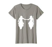 Coppia di Motociclisti Motociclisti Uomo e Donna Maglietta, Donna, Ardesia, L