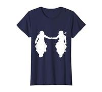 Coppia di Motociclisti Motociclisti Uomo e Donna Maglietta, Donna, Navy, M