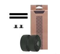 Coppia di nastri per manubrio per bici da strada, in poliuretano ed EVA per una presa comoda con assorbimento degli urti (verde scuro)