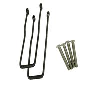 Coppia Di Nero Supporti Bisaccia Staffe - Honda VTX1300 VTX1800 C E F Modelli