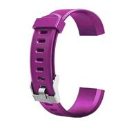 Coppia di orologi da polso da uomo e da donna, ricambio molto adatto, orologio fitness per ID115 Fitness 5 colori cinturino da polso attività orologio facile lettore, Viola, One Size