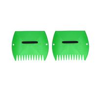 Coppia di palette giardiniere di foglias facili da pulire a risparmio di foote fogliari rastrelli per giardino e cortile in plastica durevole 36 x 29 cm 2 pacco
