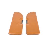 Coppia di pantine parasole 2 alette para sole colore ocra e per FIAT 500 d'epoca