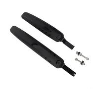 Coppia di parafanghi pieghevoli per bicicletta anteriori e posteriori, ruote da 12, 14 pollici e 16, 20 pollici, in materiale plastico, con manopole a sgancio rapido per un facile utilizzo (40,6-50,8