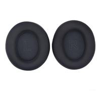 Coppia di paraorecchie di ricambio compatibili con cuffie Anker-Soundcore Life Q30, cuscinetti morbidi in pelle proteica, leggeri e comodi (nero)