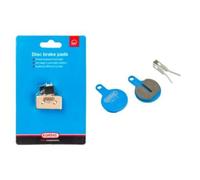 Coppia di pastiglie freni bicicletta Elvedes Tektro Lyra Blu
