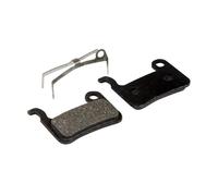 Coppia di pastiglie freni in cartoncino con 1 salvietta di pulizia per dischi Fibrax Shimano Xtr M966-M965-M975-Xt M765-M775-Lx M585-Deore M595-M596-M655 (Fibrax Semi Metal) Noir TU