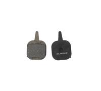 Coppia di pastiglie per freni meccanici idraulici organici Clarks Cycle Systems Tektro Io Noir