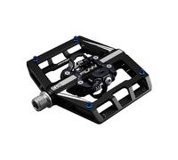 Coppia di pedali automatici con gabbie funn mamba grs double side spd neri
