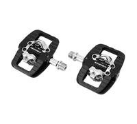 Coppia di pedali automatici multiuso con tacchetti rotanti P2R Spd Type Shimano Noir