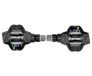 Coppia di pedali automatici time atac xc 10 black carbon c1