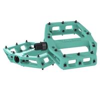 Coppia di pedali flat trek line elite green