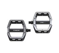 Coppia di pedali flat trek line pro black