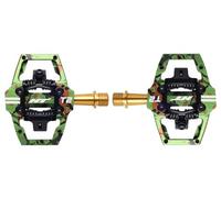 Coppia di pedali ht components t2t camo verde