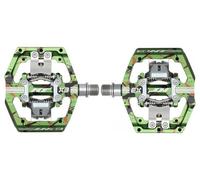 Coppia di pedali ht components x3 camo verde