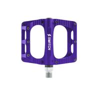 Coppia di pedali in alluminio con perni filettati Switch Freeride Violet