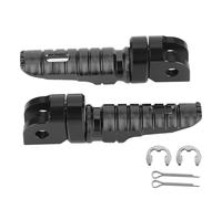 Coppia di pedali Pedali Modifica del motociclo per molteplici tra cui CB125R CB300R CB1300SF CB600F e multipli come S1000F Z 250R V STROM250 (Black)