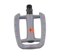 Coppia di pedali per bici costruiti in acciaio e ABS con cuscinetto DU e riflettore compatibile con i modelli di bici pieghevoli per mountain bike da strada (grigio)