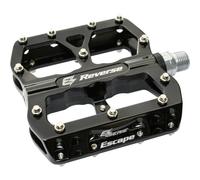 Pedale e-escape Reverse per eBike, corpo rinforzato nero, robusto e performante