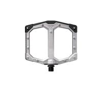 Coppia di pedali piatti crankbrothers stamp evo large argento