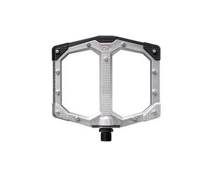 Coppia di pedali piatti crankbrothers stamp evo large argento