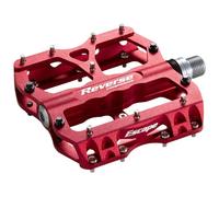 Coppia di pedali piatti Reverse Components Escape Rouge