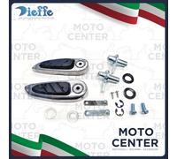 COPPIA DI PEDALINI POGGIAPIEDI COMPLETI DI VITI PIAGGIO LIBERTY 50 125 150 200