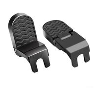 Coppia di pedane poggiapiedi per bicicletta elettrica, design pieghevole, in lega di alluminio leggera, adatte per diversi modelli di bici elettrica (M15)